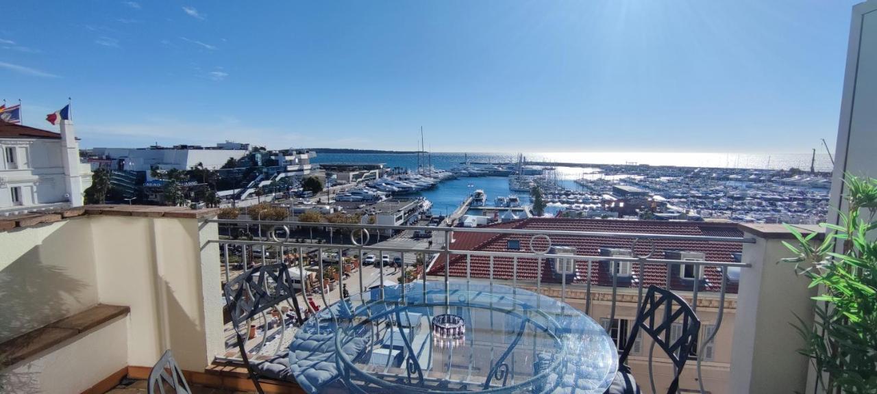 O Festival Palace, Terrace With Panoramic Sea View Cannes Exteriér fotografie